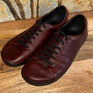 Men's Birchbury Branford’s Burgundy Minimalist Leather Shoes size 10